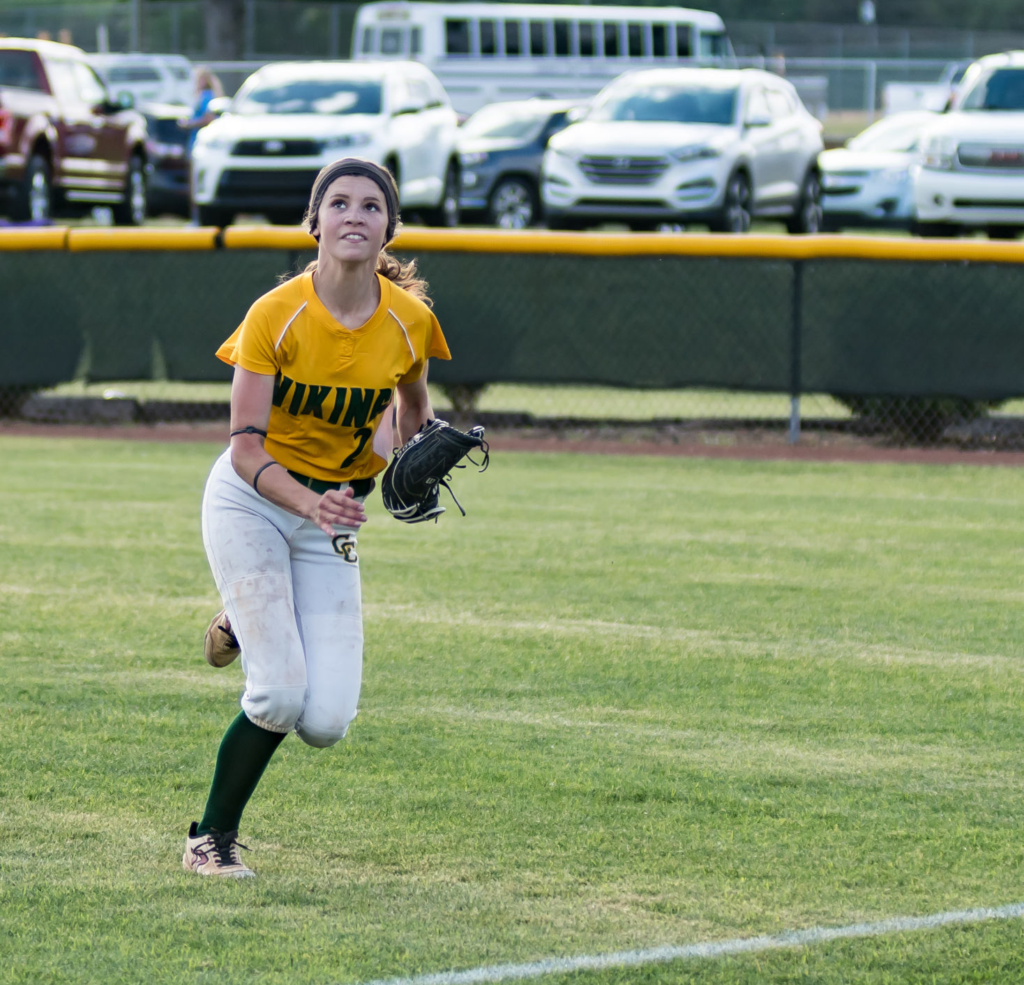Friday night softball action